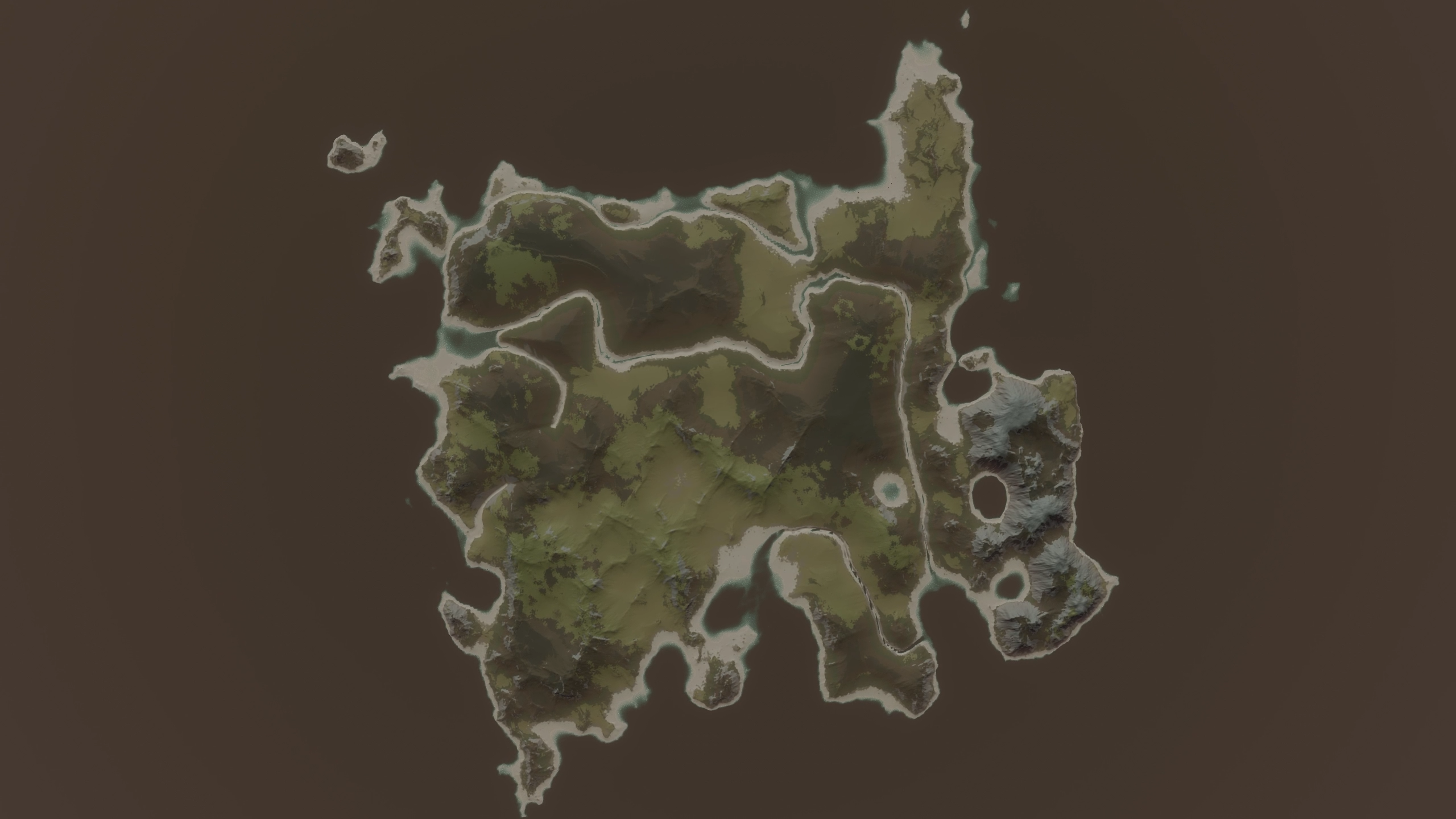 Birds Eye View of the Map